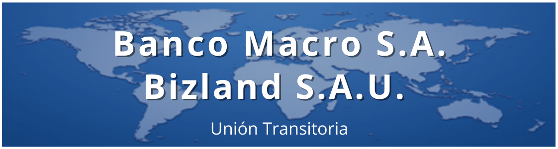 Logo Banco Macro S.A. - Bizland S.A.U. - UT